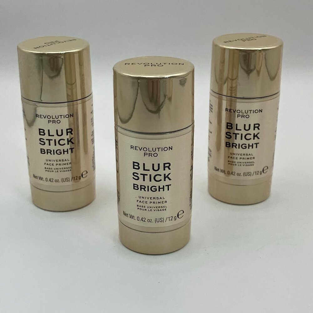 Makeup Revolution Pro Blur Stick Bright Universal Face Primer Base |Pack Of 3|